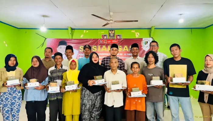 Sosperda di Desa Wonodadi, Anggota DPRD Lampung Wahrul Minta Warga Hubungi Dirinya Jika Butuh Bantuan Hukum