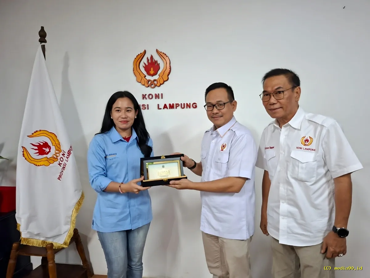 Studi Banding ke KONI Lampung, KONI Ogan Ilir Dalami Pengelolaan Event Olahraga Nasional