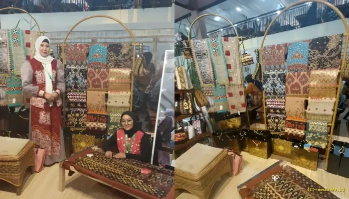Sulam Tapis Lampung Pikat Perhatian di Pameran Persit KCK 2026