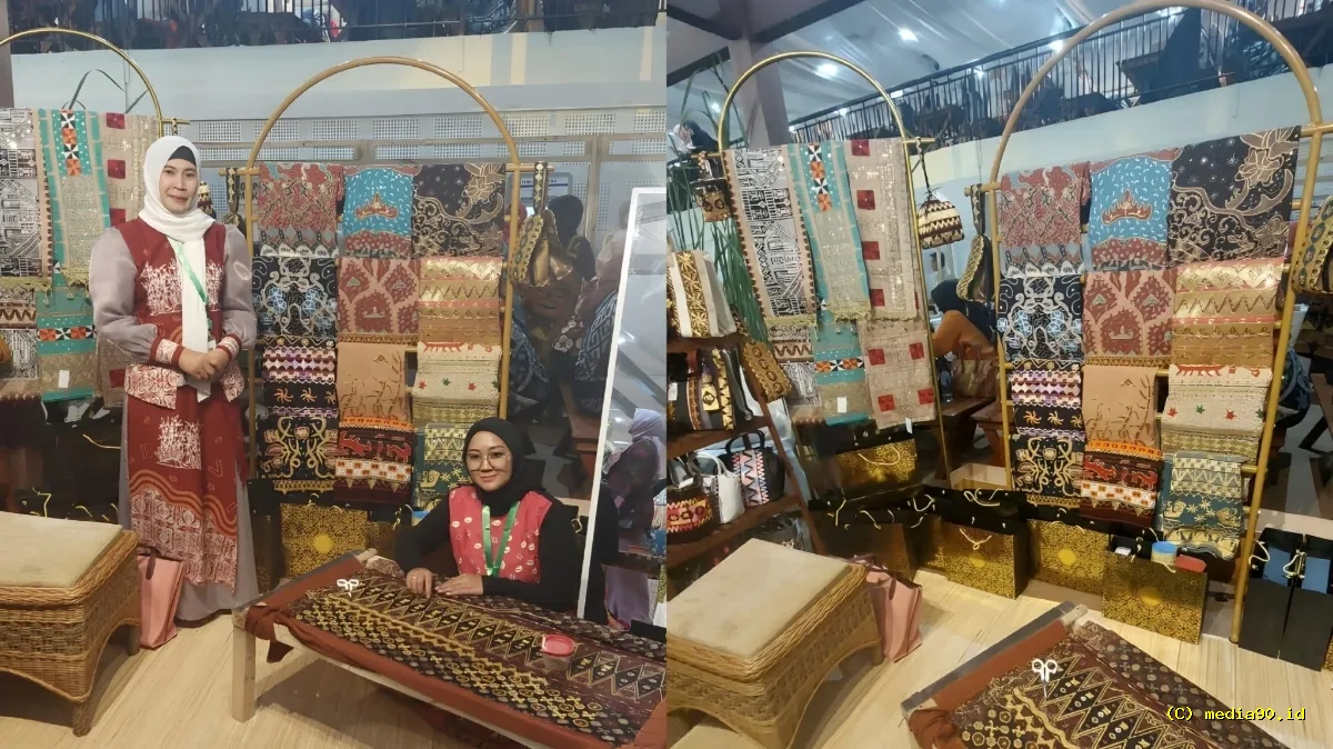 Sulam Tapis Lampung Curi Perhatian Pengunjung Pameran Persit KCK 2026