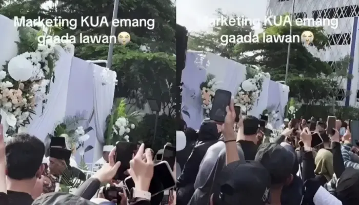 Akad Nikah di CFD Medan Curi Perhatian, Ribuan Warga Saksikan Momen Tak Biasa