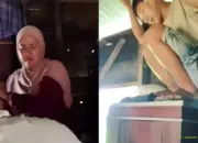 Viral Suami Sembunyi di Atas Lemari Saat Digerebek Istri, Netizen Curiga Hanya Konten Settingan