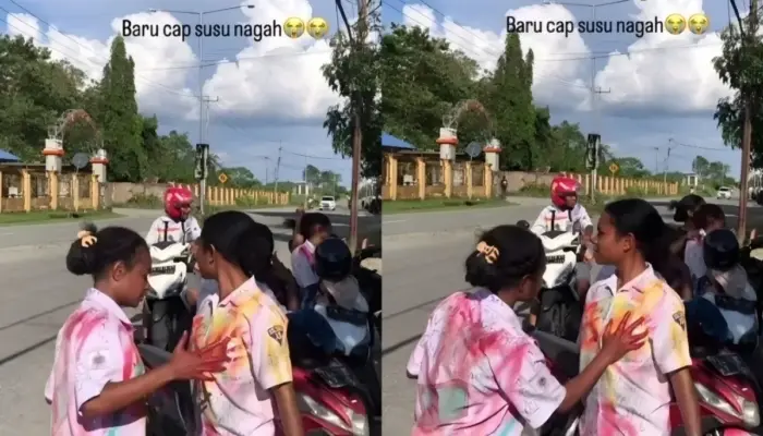 Viral Video Kelulusan SMA di Jayapura, Aksi Siswi Picu Pro dan Kontra di Medsos