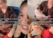 Viral! Ibu Usia 56 Tahun Melahirkan Bayi Kembar Secara Normal, Kisahnya Bikin Haru Netizen