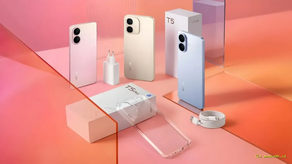 Vivo T5 Series Meluncur, Smartphone Serba Bisa dengan Daya Tahan Tinggi