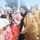 Wali Kota Eva Dwiana Bagikan Bantuan Sosial untuk Ribuan Warga di Way Halim Tanjung Senang dan Kemiling