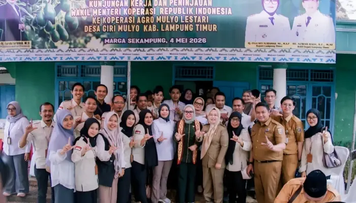 Wamenkop Dorong Koperasi Lampung Timur Masuk Sektor Industri dan Go Internasional