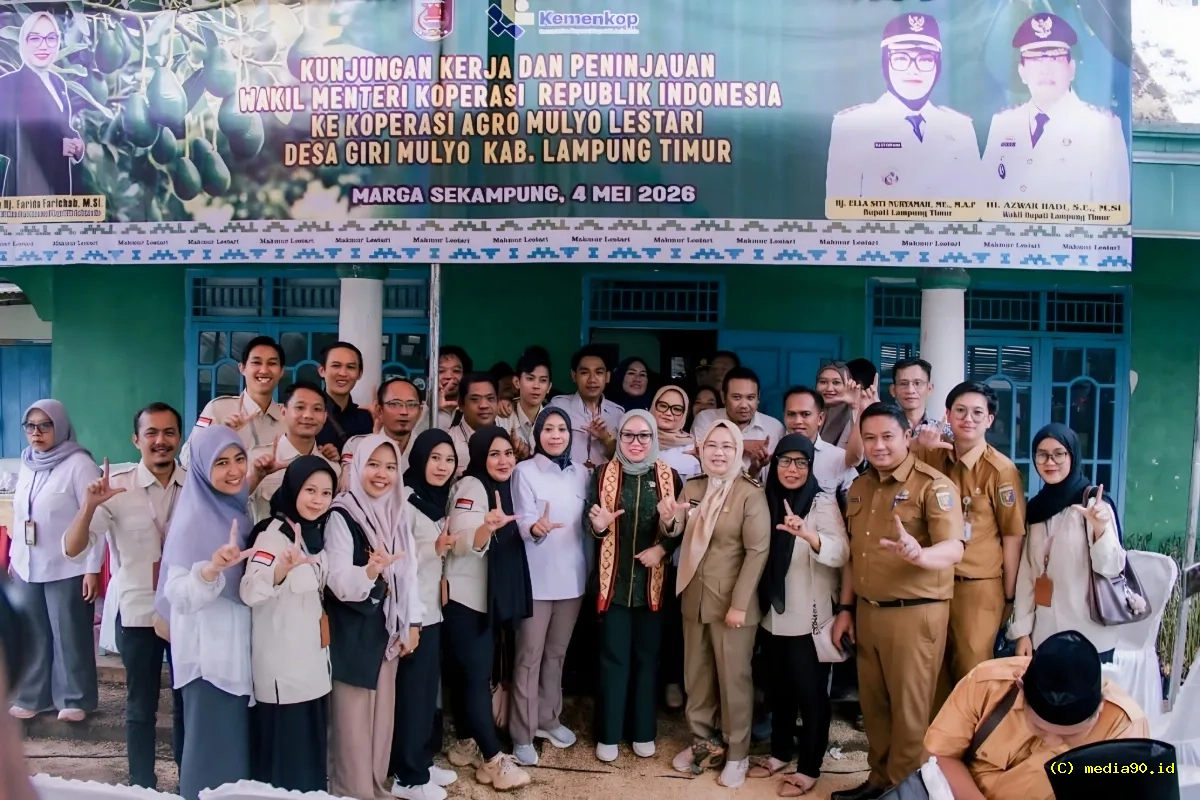 Wamenkop Dorong Koperasi Lampung Timur Naik Kelas ke Sektor Industri