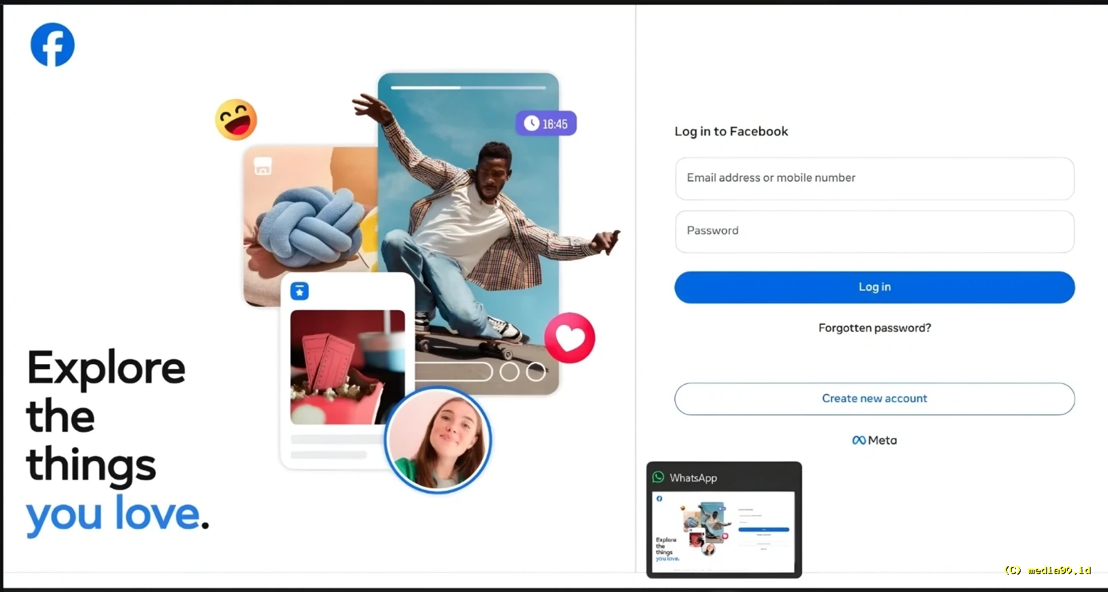 WhatsApp Web Alami Gangguan Pengguna Mengaku Dialihkan ke Facebook