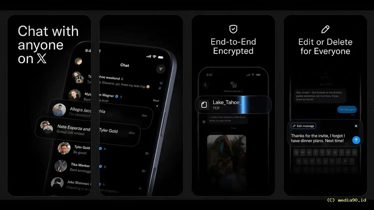 XChat Resmi Rilis di iOS, Bidik Persaingan dengan WhatsApp dan Telegram