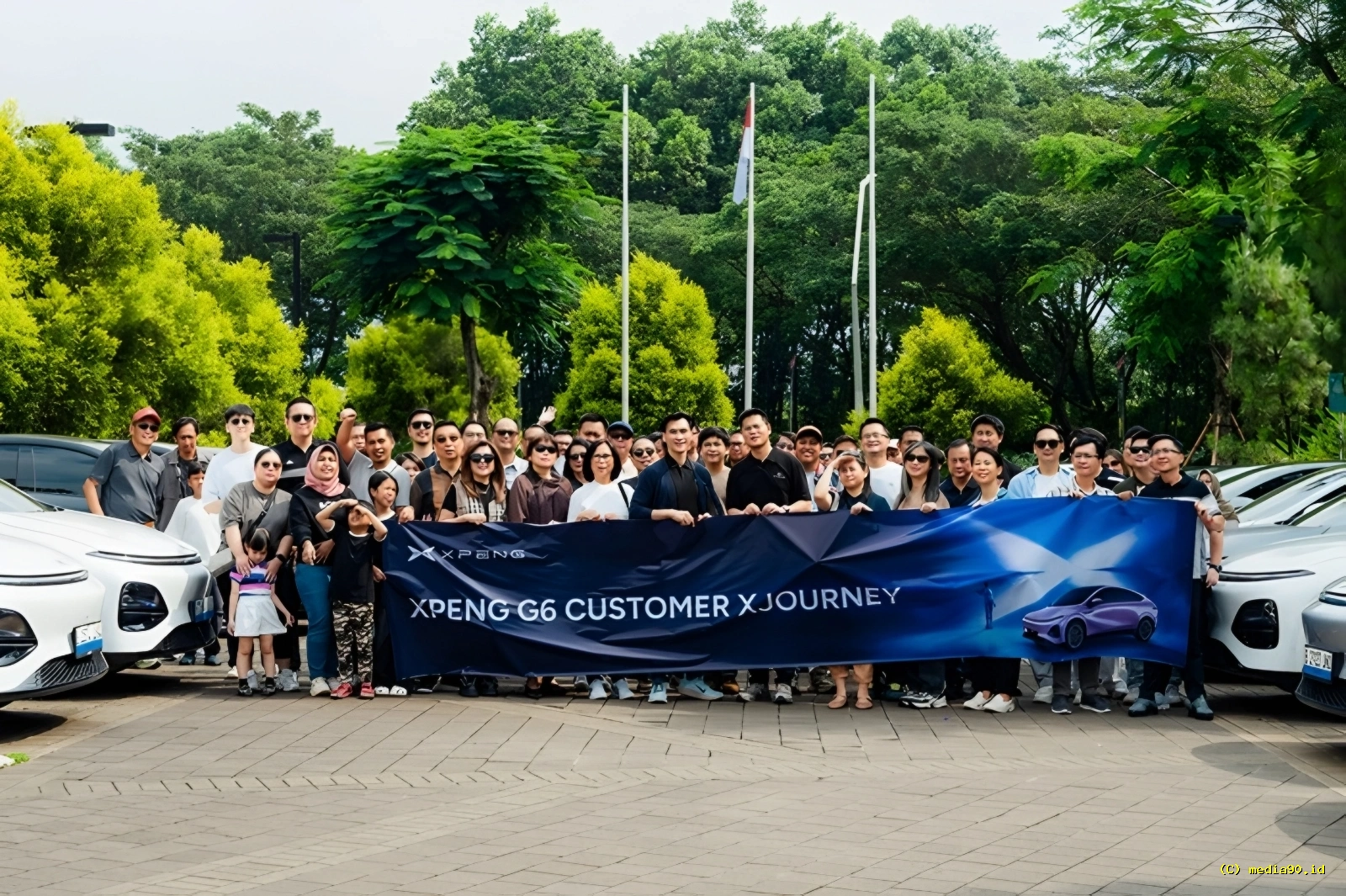 XPENG Indonesia Tandai Penyerahan 100 Unit XPENG G6 dengan Perjalanan XJourney ke Bogor