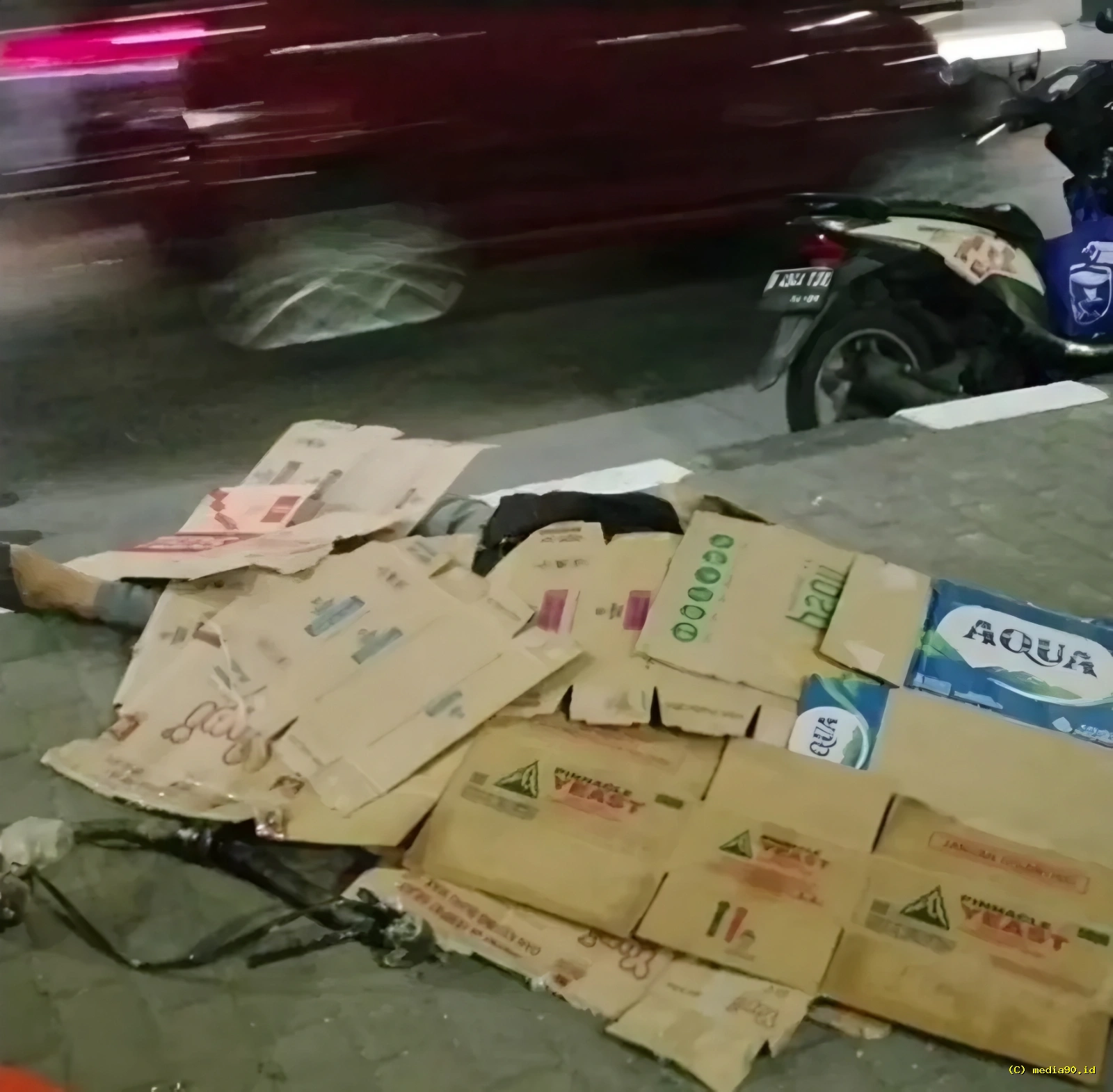 Kecelakaan Maut di Fly Over Koja Pemotor Asal Pinang Ranti Tewas di Jalur Turunan