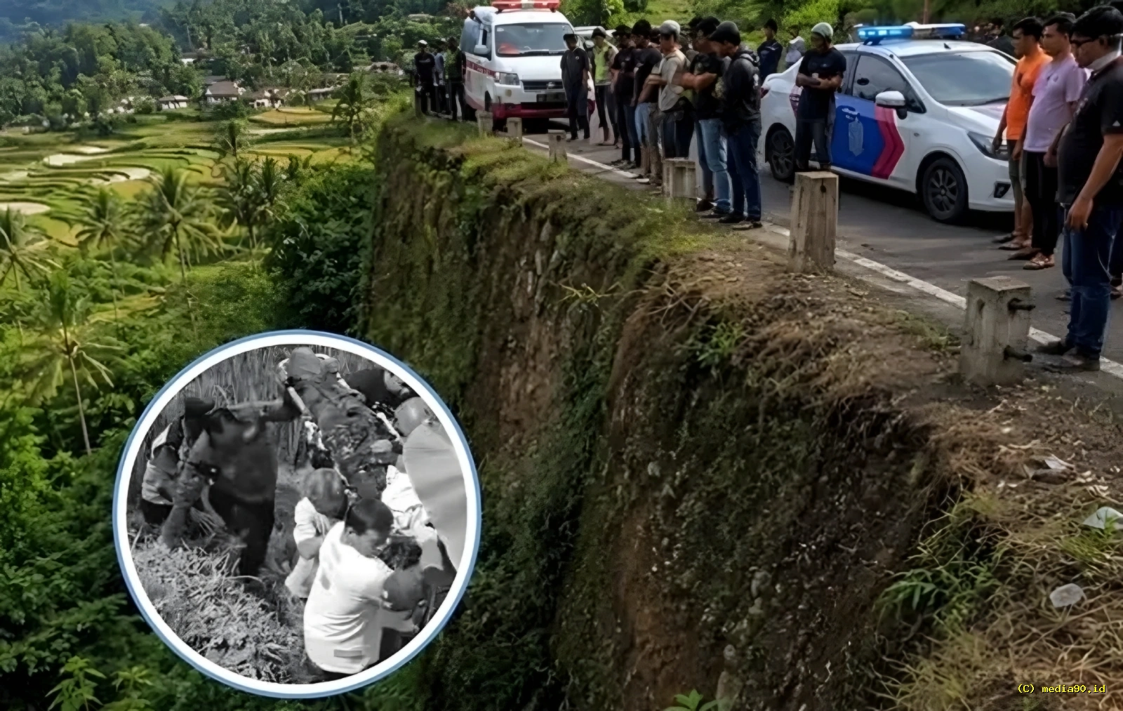 Kecelakaan Maut di Karanganyar Pemotor Honda Beat Tewas Terjun ke Jurang 15 Meter
