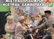 Akad Nikah di Atas Motor Bikin Heboh, Konsep Anti-Mainstream Ini Tuai Beragam Reaksi