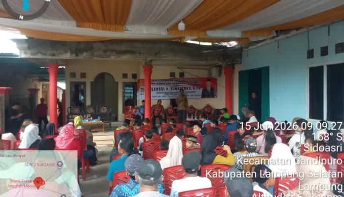 Samsul DPRD Lampung Selatan Gencarkan IPWK di Candipuro, Tekankan Pentingnya Nilai Pancasila