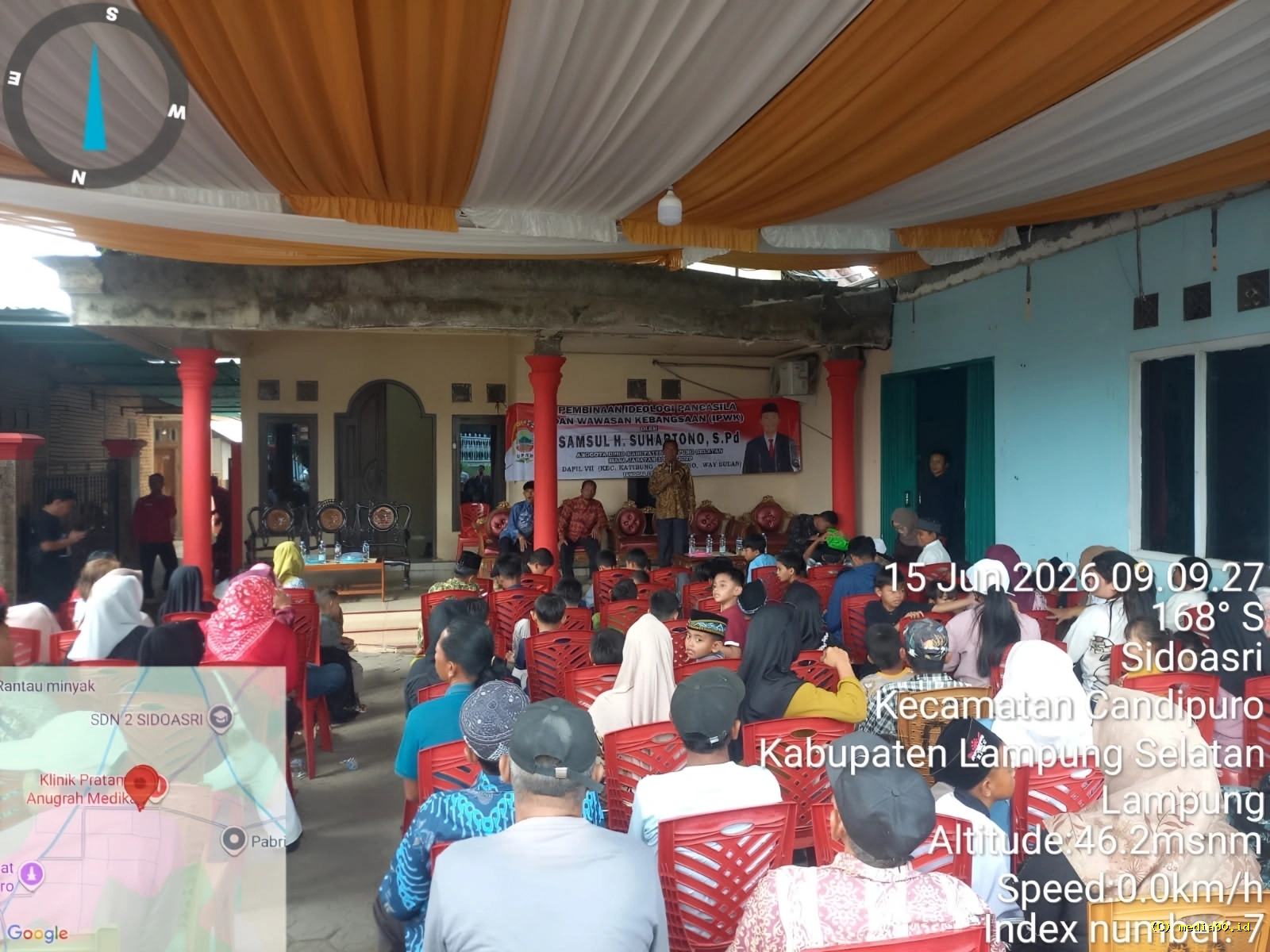 Anggota DPRD Lampung Selatan Samsul Gencarkan Sosialisasi IPWK untuk Tanamkan Nasionalisme di Candipuro