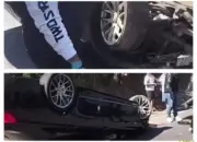 BMW Terbalik di Tikungan Irung Petruk Bantul, Mahasiswa Jogja Alami Kecelakaan Tunggal