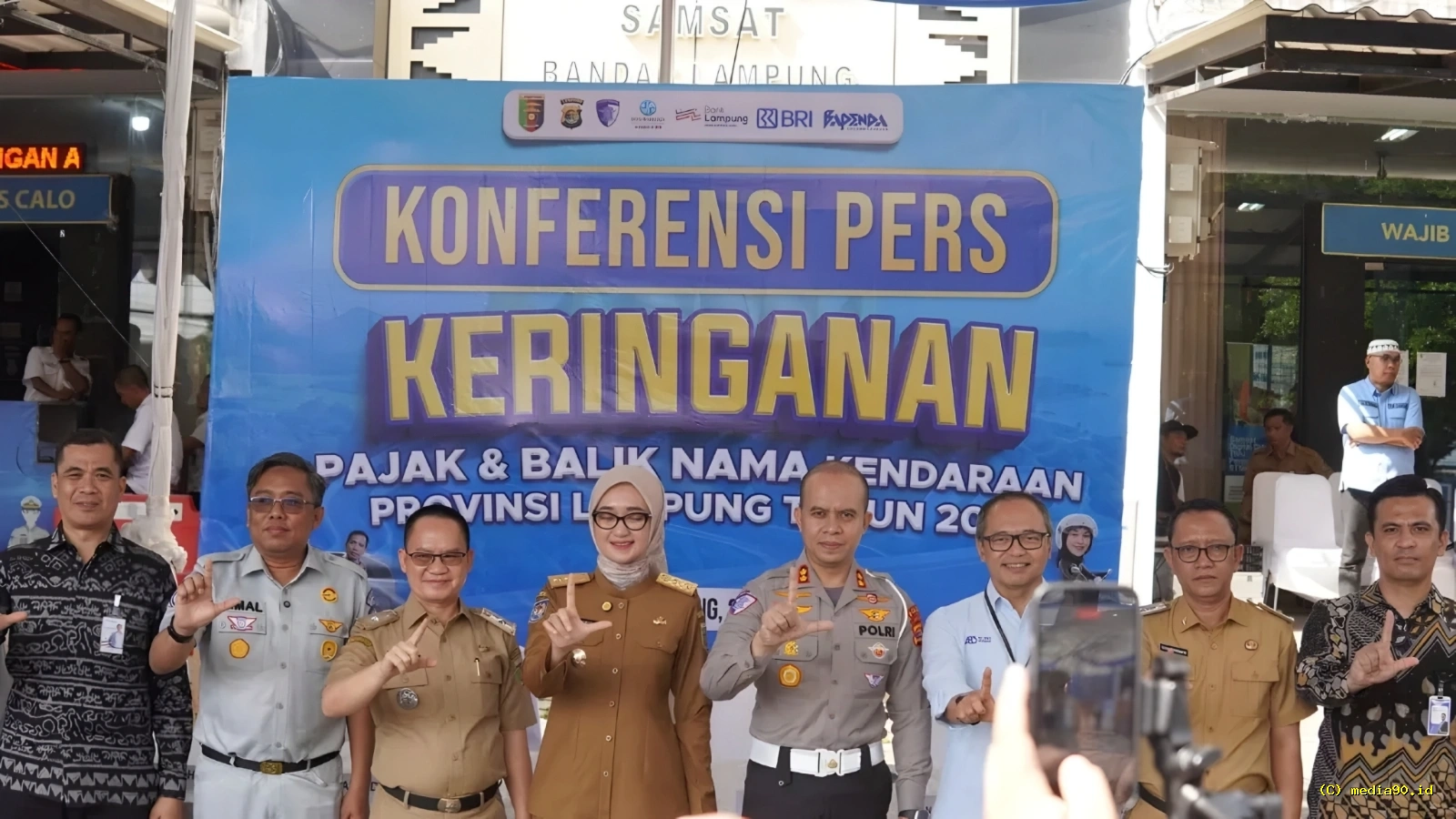 BRI Kanca Teluk Betung Dukung Program Keringanan Pajak Kendaraan 2026, Permudah Warga Lampung Bayar Pajak