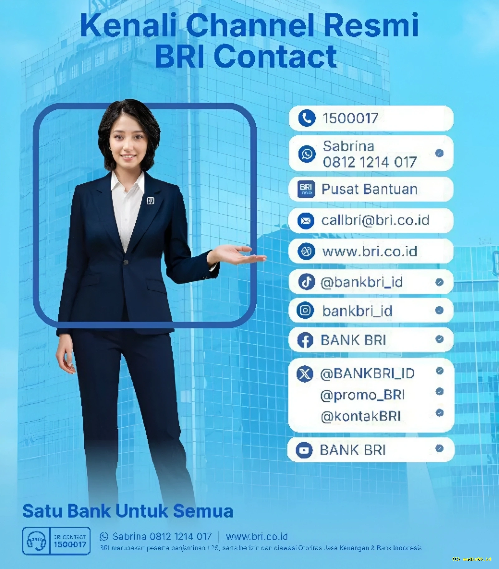 BRI Kanca Teluk Betung Imbau Masyarakat Pakai Channel Resmi BRI Contact Demi Keamanan Layanan