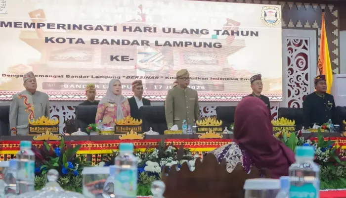 Bandar Lampung Jadi Simbol Kemajuan Lampung, Gubernur Mirza Ingatkan Tantangan Kota Masa Depan
