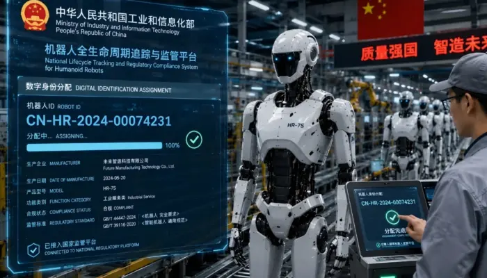 China Wajibkan “KTP” untuk Robot Humanoid, Setiap Unit Kini Punya Identitas Digital Resmi