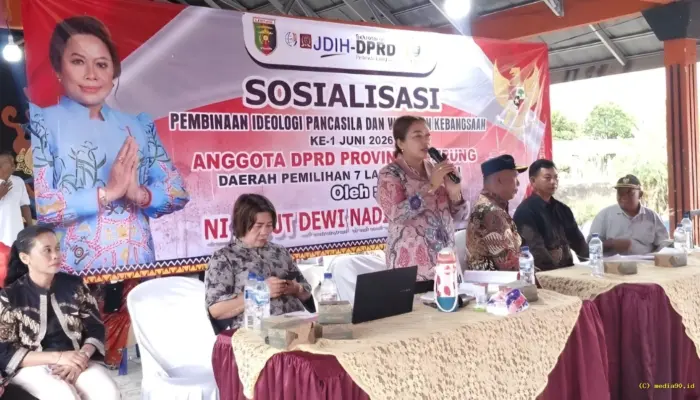Sosialisasi Ideologi Pancasila di Seputih Raman, Dewi Kumalasari Ajak Pemuda Perkuat Persatuan Bangsa