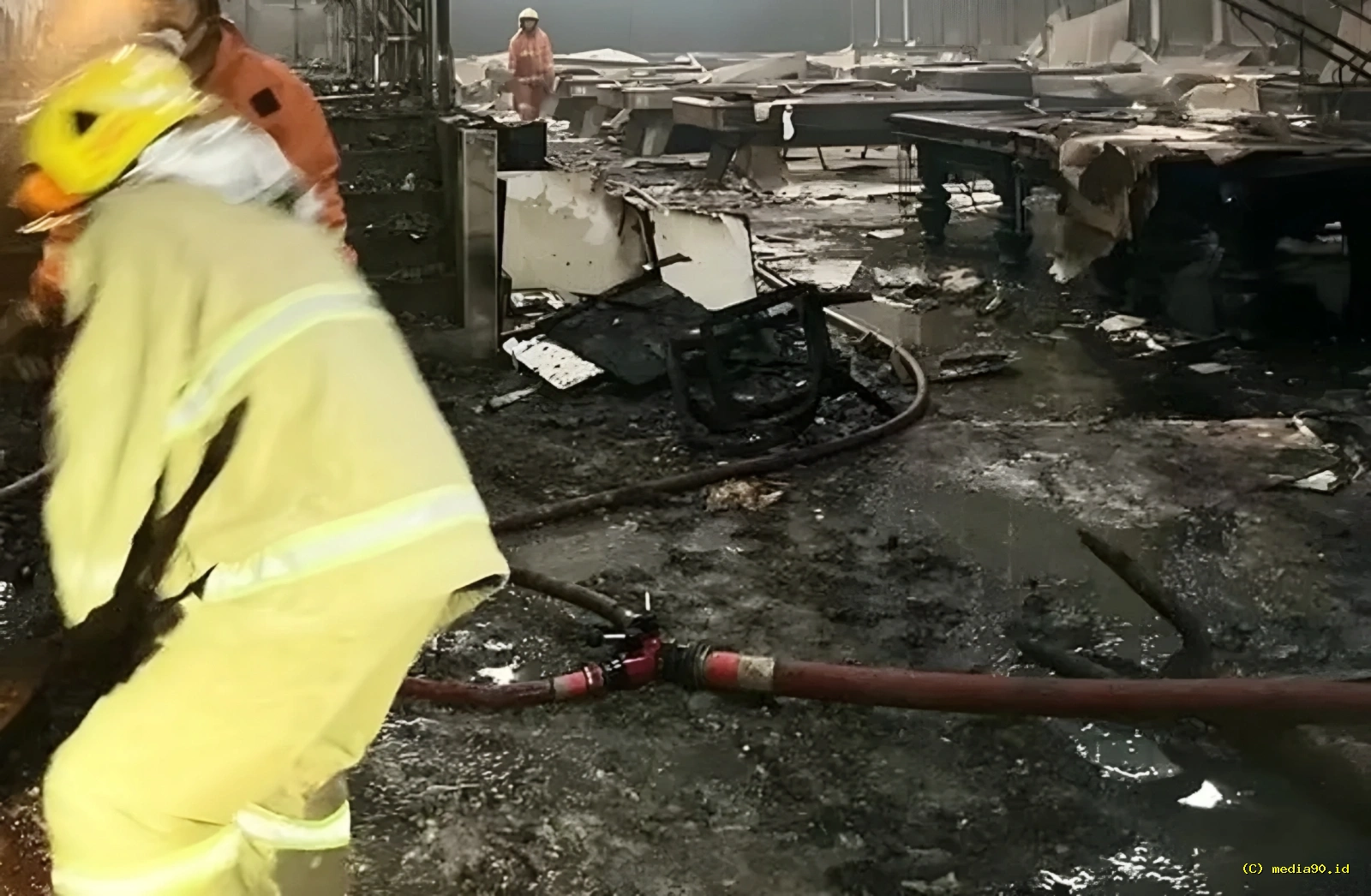 Diduga Korsleting Listrik, Habbit Pool & Lounge Sleman Terbakar, Begini Kronologi Kejadian