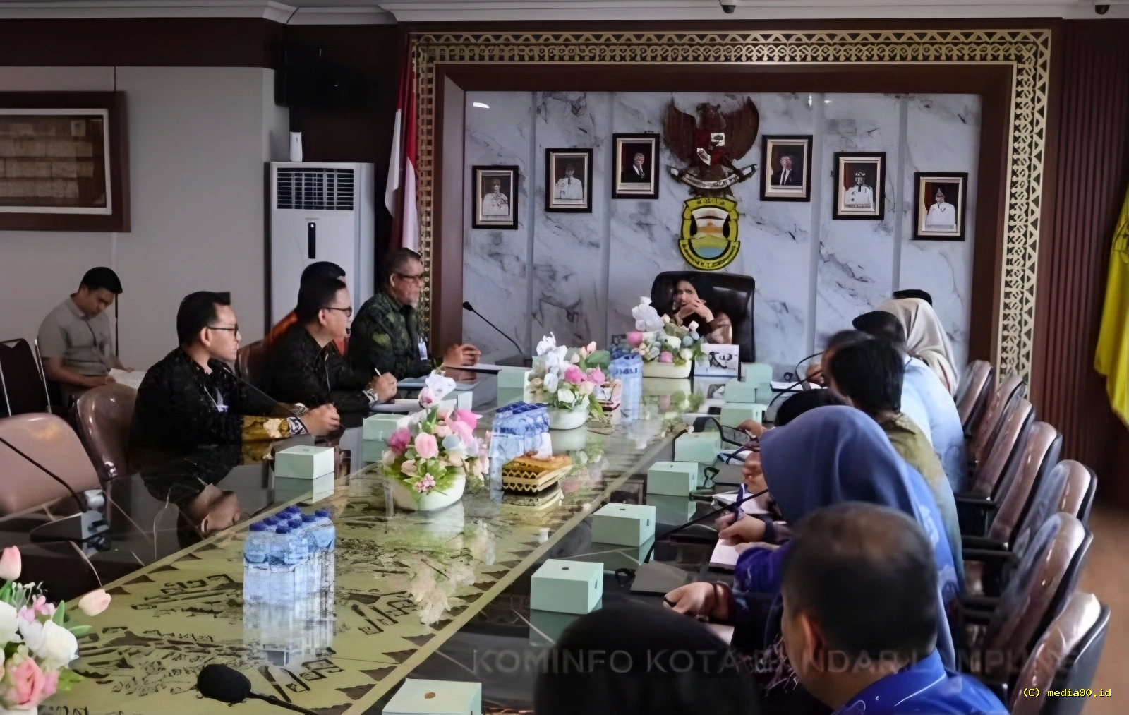 Eva Dwiana Terima Audiensi Bank Lampung Bahas Penguatan Sosialisasi QRIS di CFD