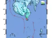 Gempa Magnitudo 5,7 Guncang Barat Laut Pulau Karatung Sulut, BMKG Pastikan Tidak Berpotensi Tsunami