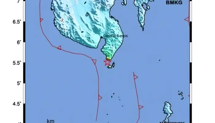 Gempa Magnitudo 5,7 Guncang Barat Laut Pulau Karatung Sulut, BMKG Pastikan Tidak Berpotensi Tsunami