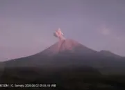 Gunung Semeru Kembali Erupsi, Kolom Abu Capai 900 Meter Warga Diimbau Tingkatkan Kewaspadaan