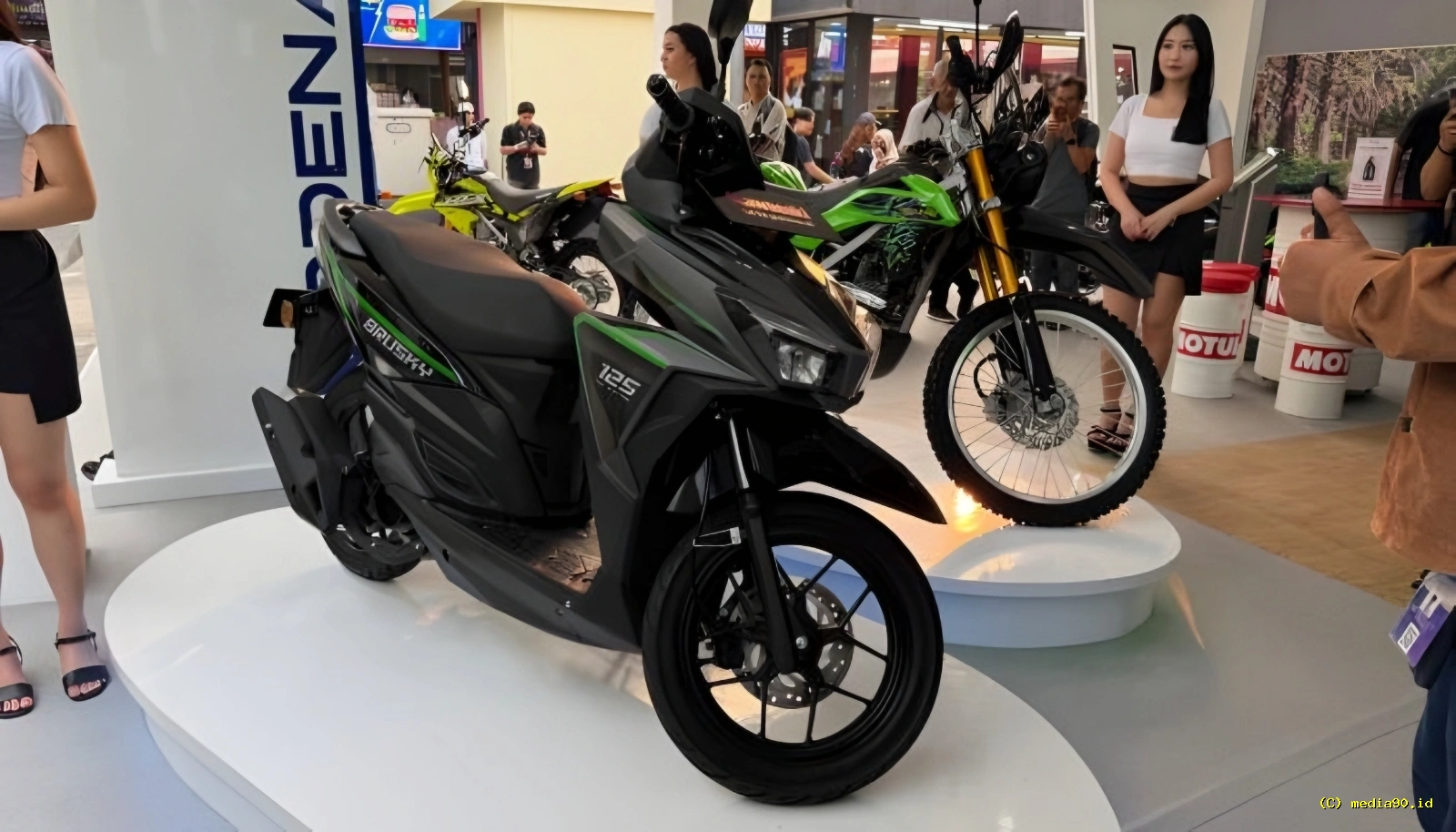 Harga dan Spesifikasi Kawasaki Modenas Brusky 125, Skutik Malaysia yang Masuk Pasar Indonesia