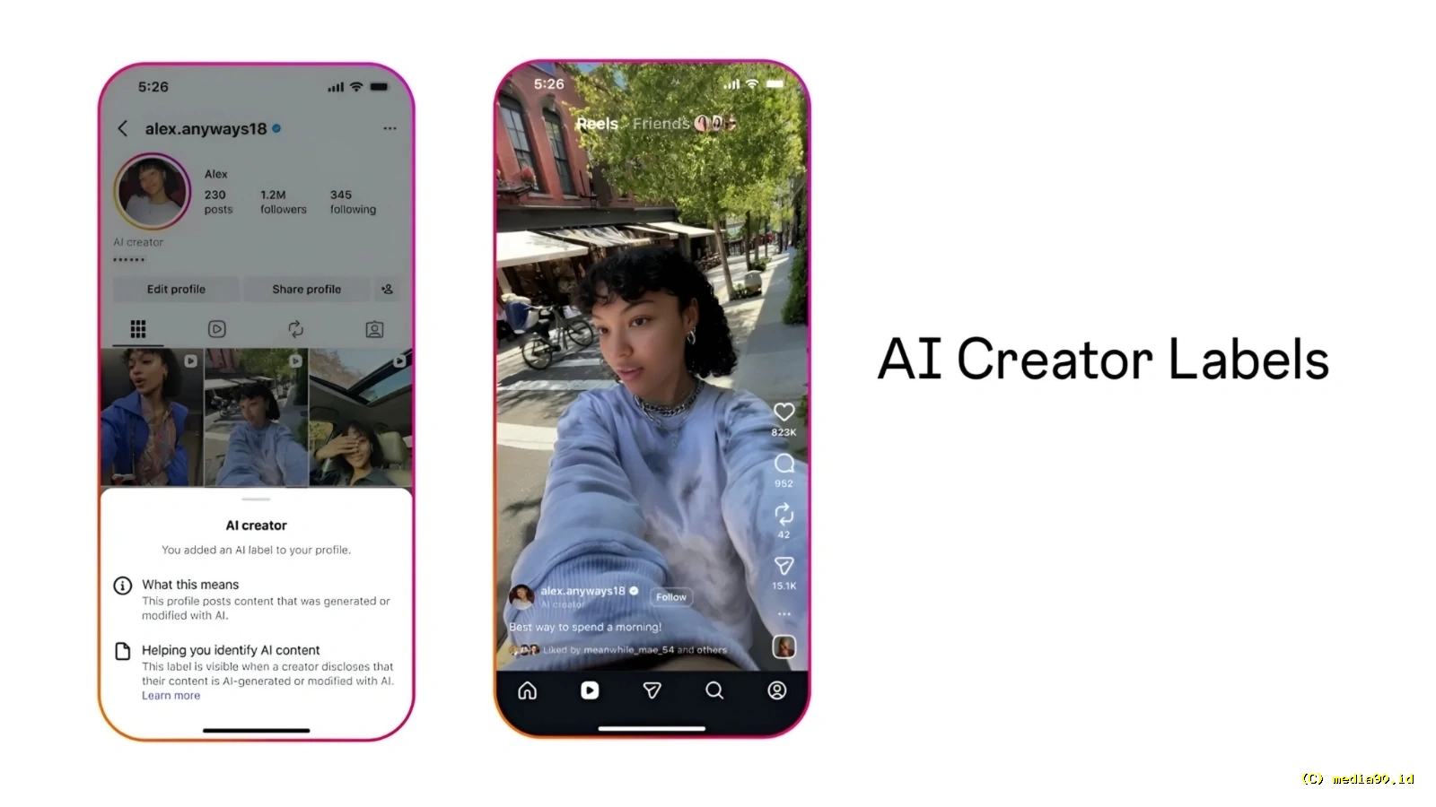 Instagram Eksperimen dengan AI Creator Label untuk Beri Informasi Lebih Jelas ke Pengguna