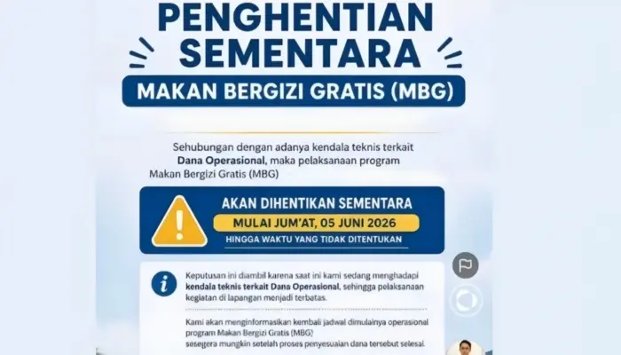 Surat Penghentian Program MBG yang Viral Dipastikan Hoaks, BGN Tegaskan Program Tetap Berjalan