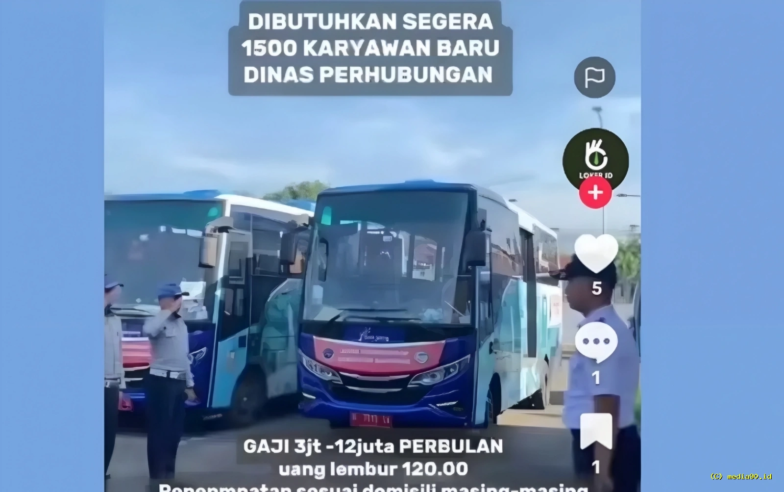 Jangan Tertipu Lowongan 1.500 Pegawai Dishub yang Viral di TikTok Diduga Tidak Benar