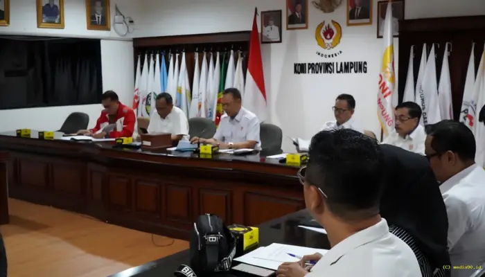 KONI Lampung Rombak Kepengurusan, Sekretaris Umum hingga Kabid Humas Berganti