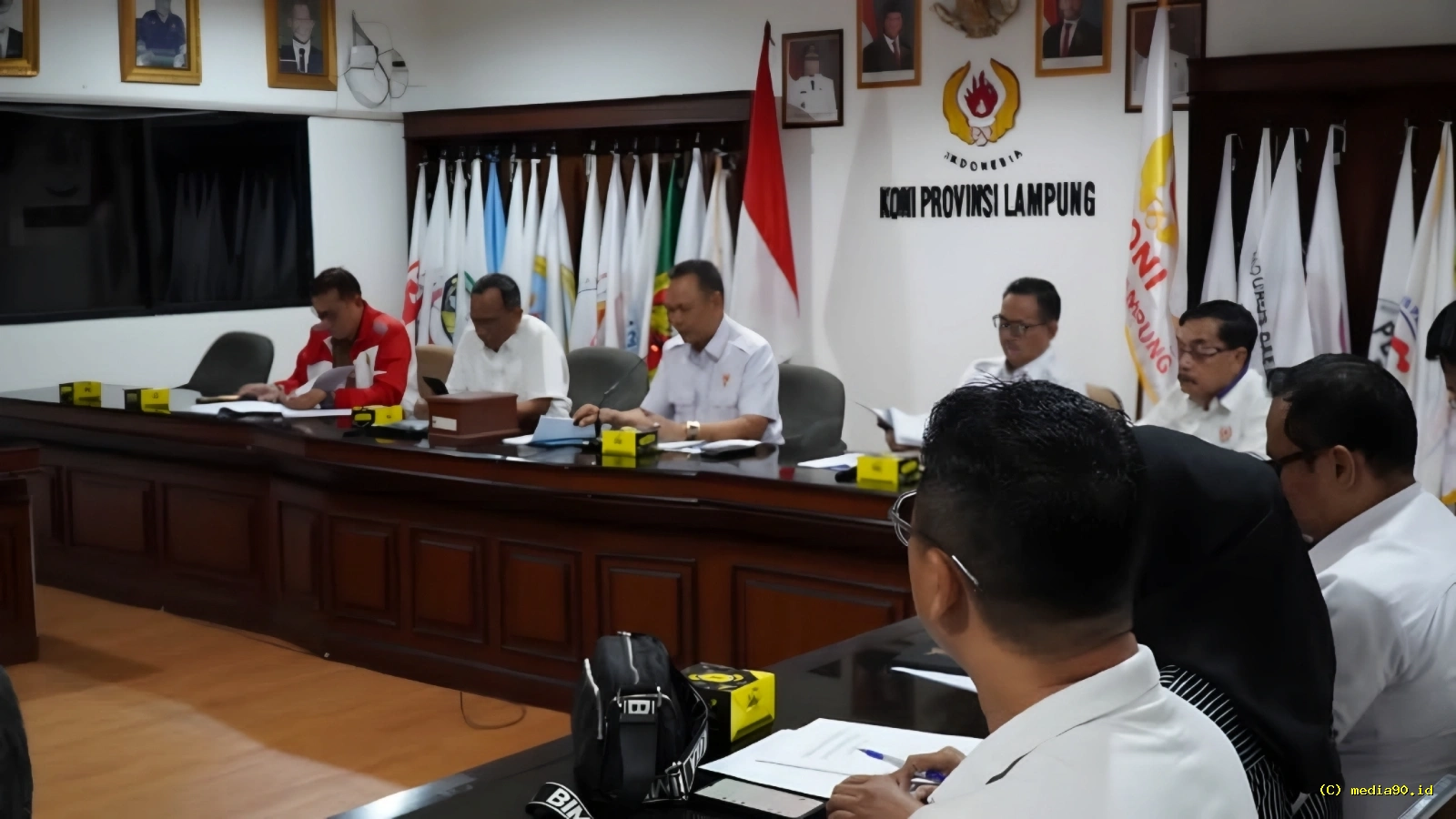 KONI Lampung Lakukan Perombakan Pengurus Sekum dan Kabid Humas Berganti
