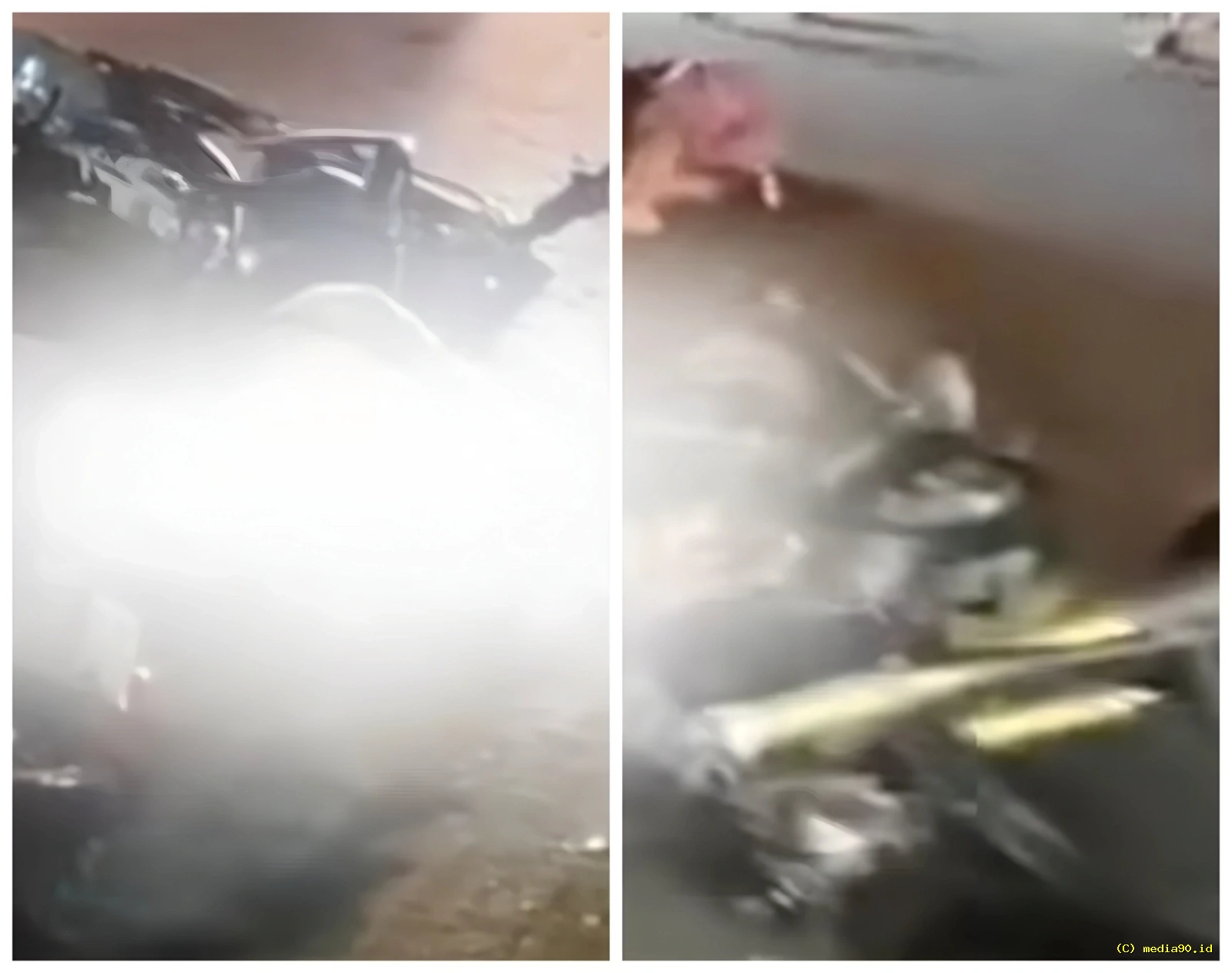 Kecelakaan Maut di Desa Sambitan Tulungagung, Pengendara Yamaha Meninggal Dunia dan Remaja Pengendara CRF Patah Kaki