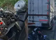 Kecelakaan Maut di Pantura Batang! Motor Hantam Truk Parkir di Bahu Jalan, Pengendara Tewas Seketika