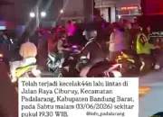 Nahas di Padalarang Bandung Barat, Pengendara Motor Tewas di Lokasi Kecelakaan