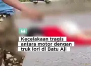Kecelakaan Batuaji Batam Libatkan Motor dan Lori Pasir, Pengendara Perempuan Kritis