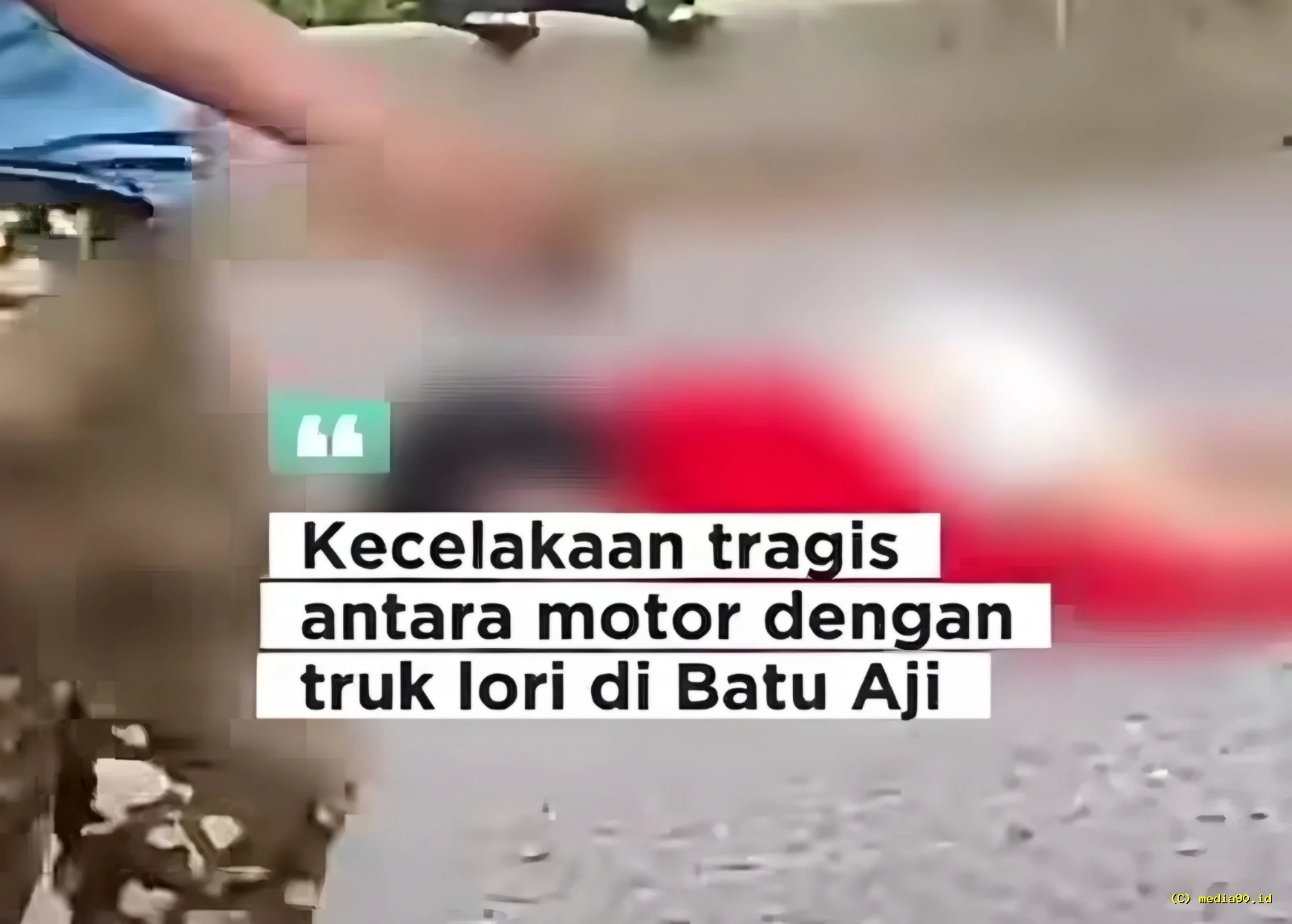 Kecelakaan di Batuaji Batam Pengendara Motor Perempuan Kritis Diduga Tabrakan dengan Lori Pasir