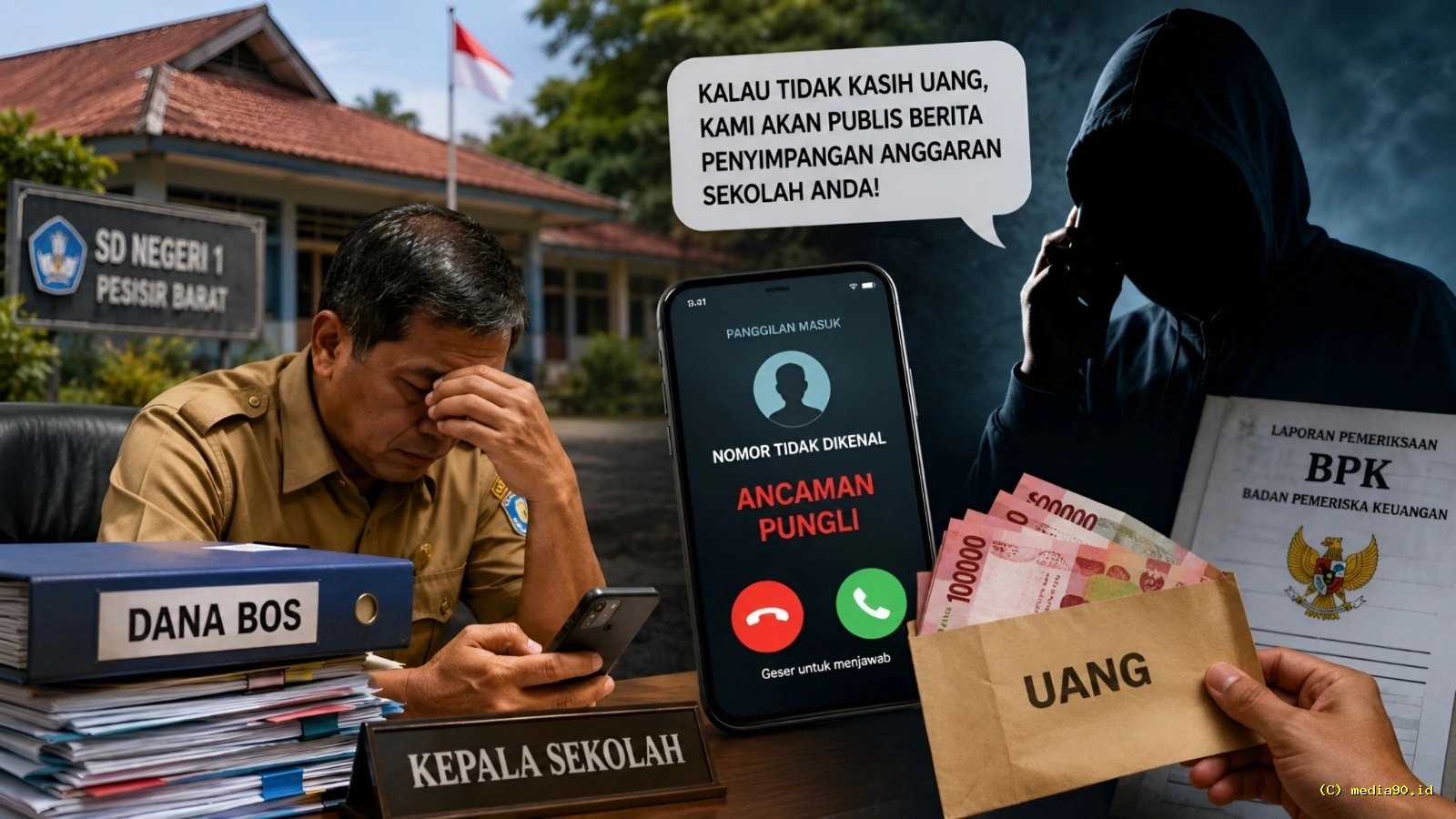 Kepala Sekolah di Pesisir Barat Mengaku Diteror Oknum Minta Perlindungan