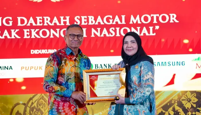 Wali Kota Bandar Lampung Raih Penghargaan Nasional Top Regional Leader Awards 2026 untuk Penggerak UMKM dan Ekonomi Kreatif