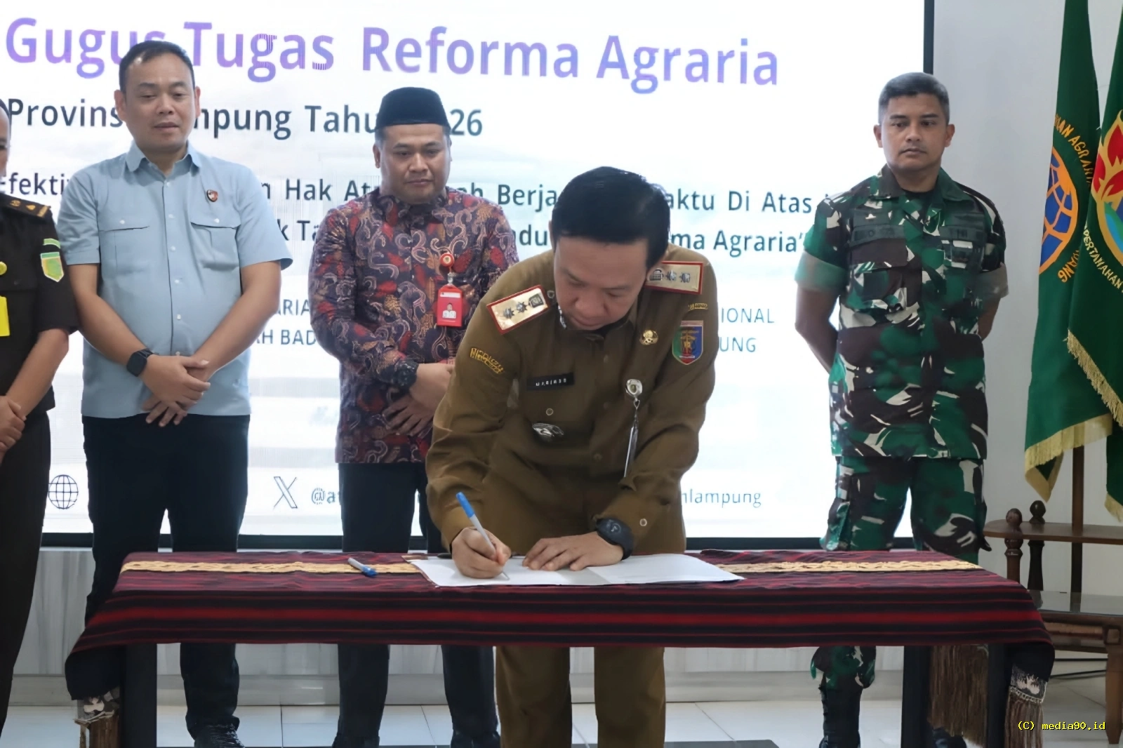 Kolaborasi Multi Sektor Diperkuat Pemprov Lampung Dorong Reforma Agraria Berkelanjutan