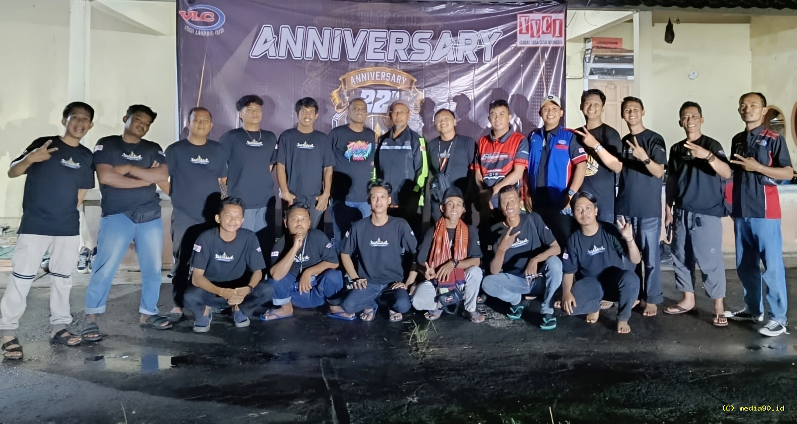 Komunitas Vega Lampung Club Rayakan HUT ke-22 dengan Tetap Kompak Aspalkan Motor Klasik