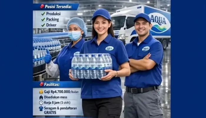 Waspada! Lowongan Kerja Pabrik AQUA 2026 Beredar di Facebook Diduga Mengarah ke Formulir Data Pribadi