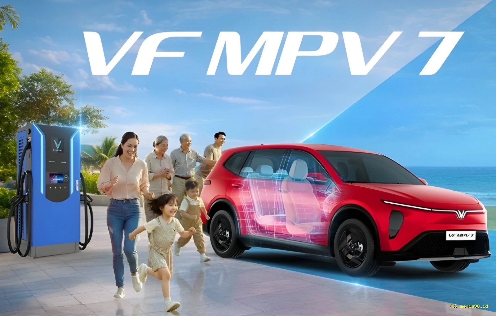 MPV Listrik VF MPV 7 Siap Menunjang Mobilitas Keluarga Indonesia