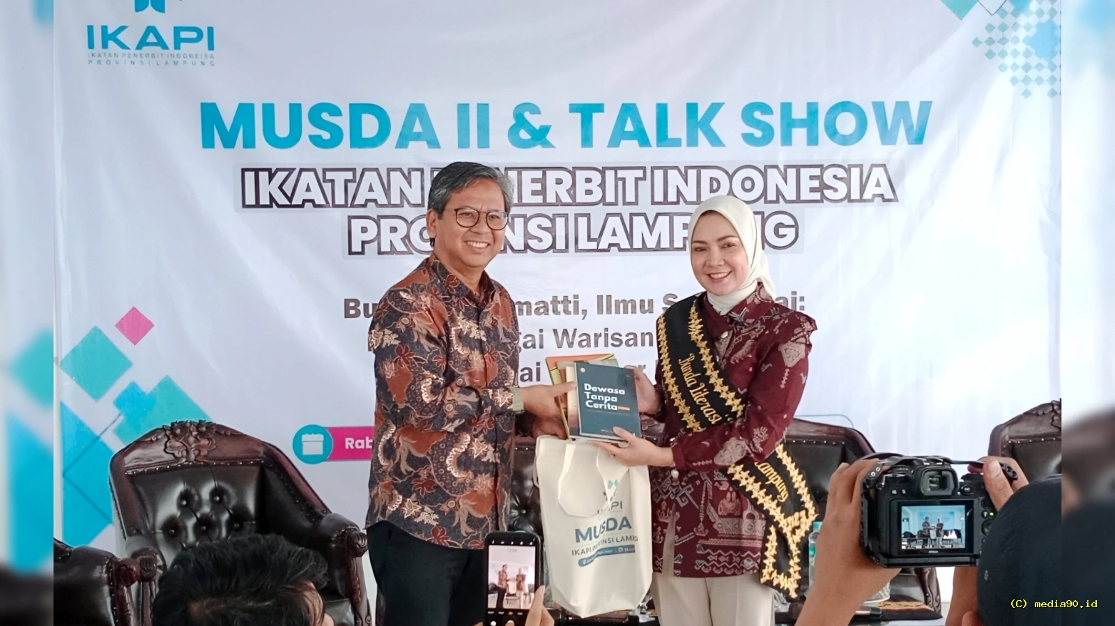 Musda II IKAPI Dibuka Purnama Wulansari Ajak Tingkatkan Budaya Literasi di Lampung