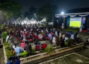 Nobar Piala Dunia Pemprov Lampung Berlangsung Meriah, Warga Antusias dan UMKM Ikut Bergeliat